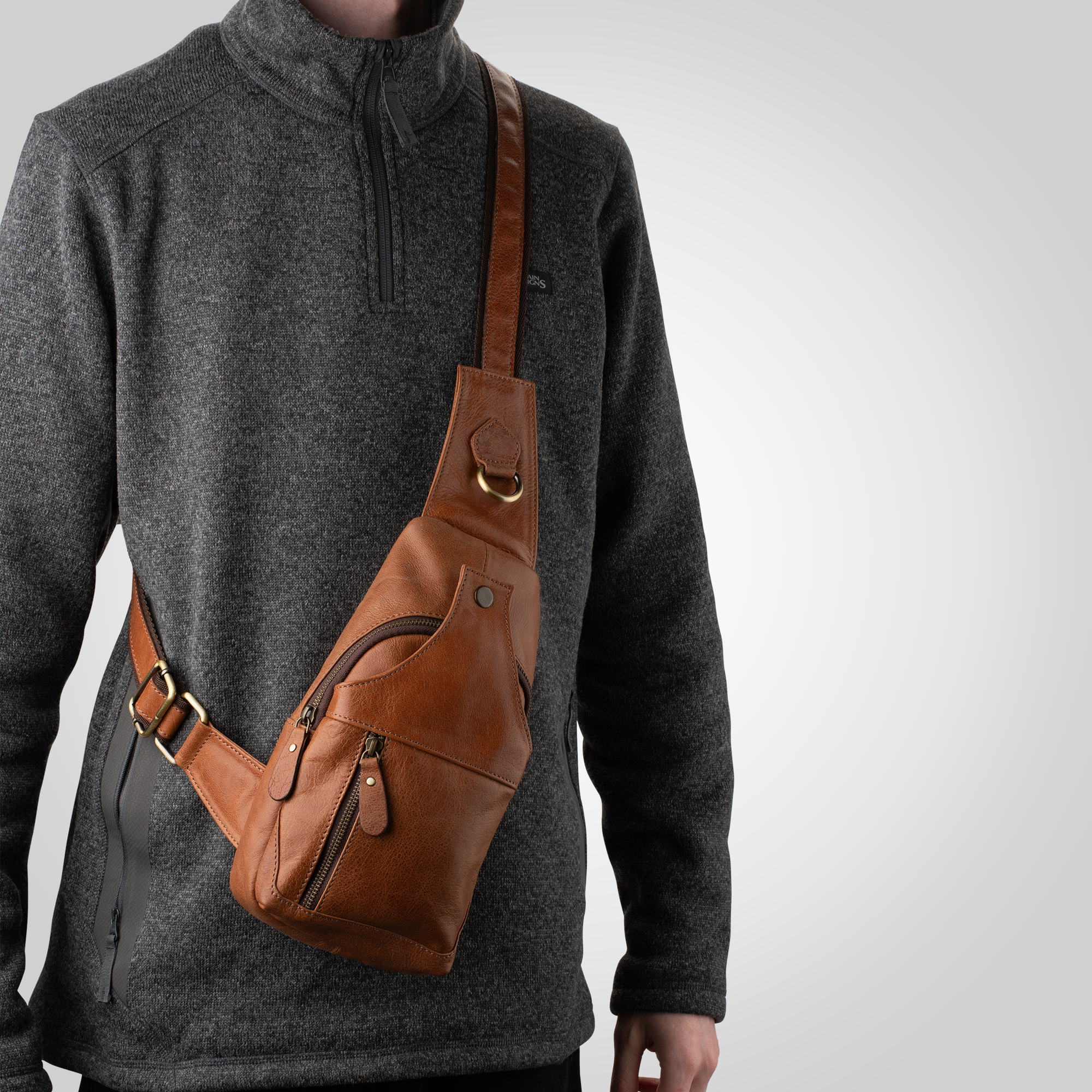 The Sling Leather Chest Bag