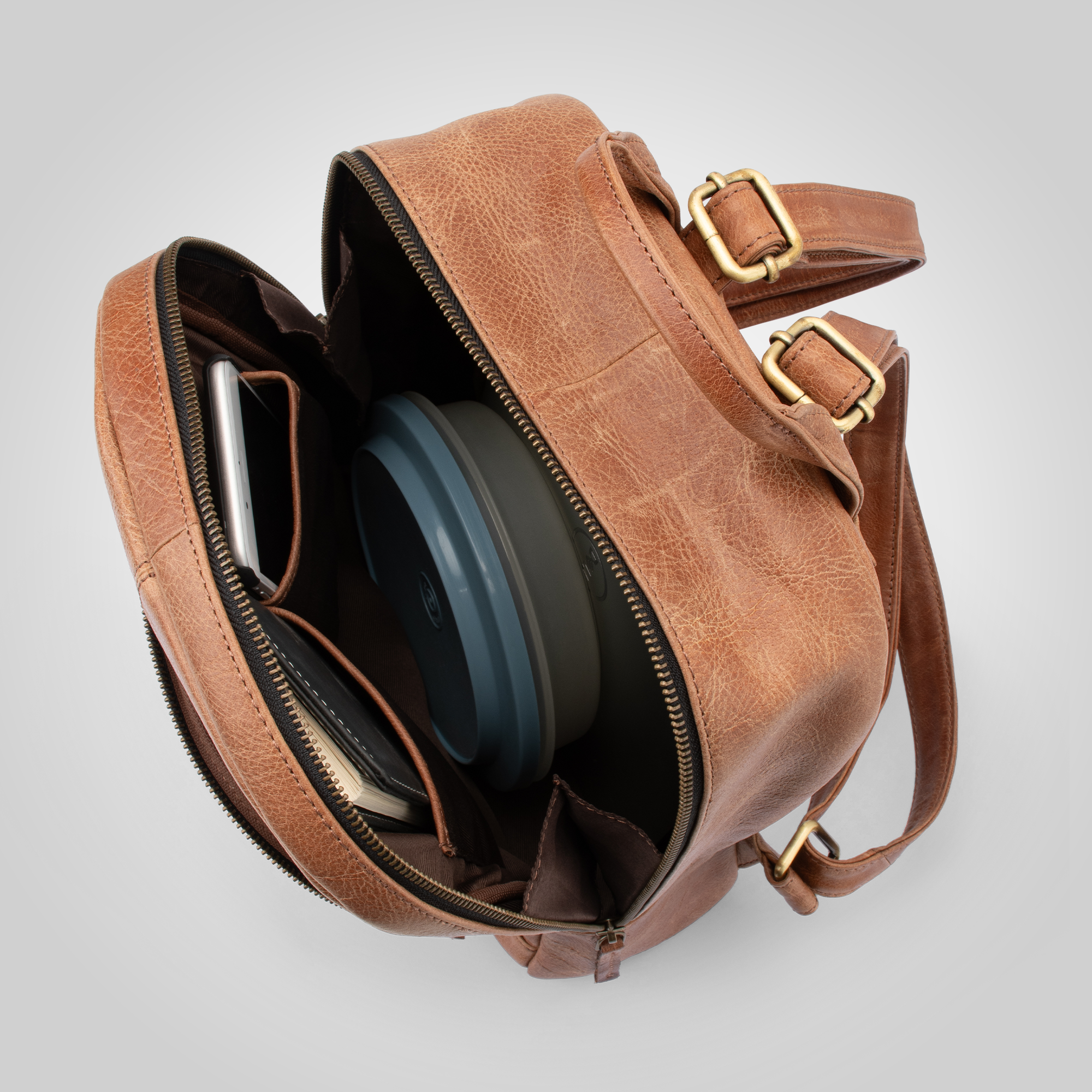 The Nomad Leather Backpack