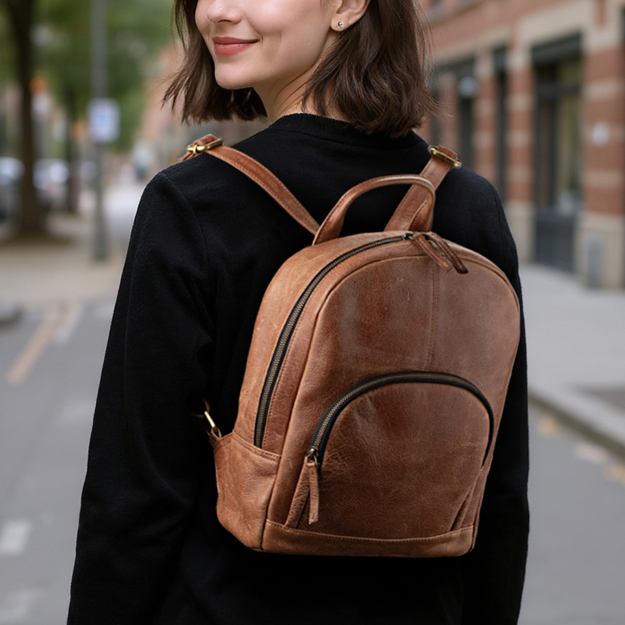 The Nomad Leather Backpack