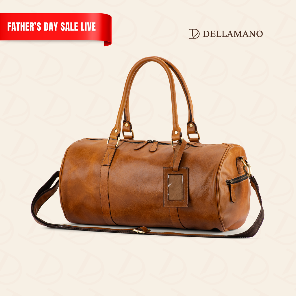 The Voyager Leather Duffel Bag