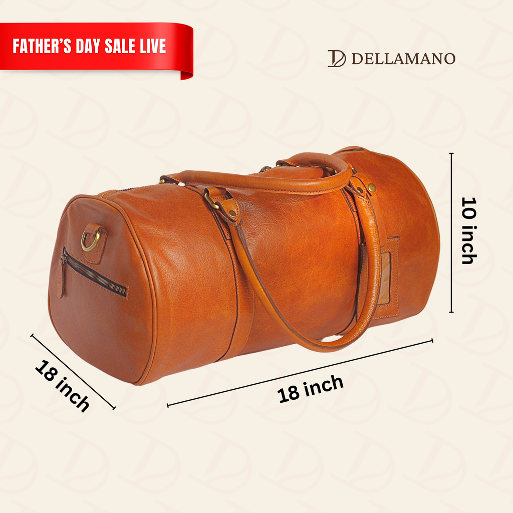 The Voyager Leather Duffel Bag