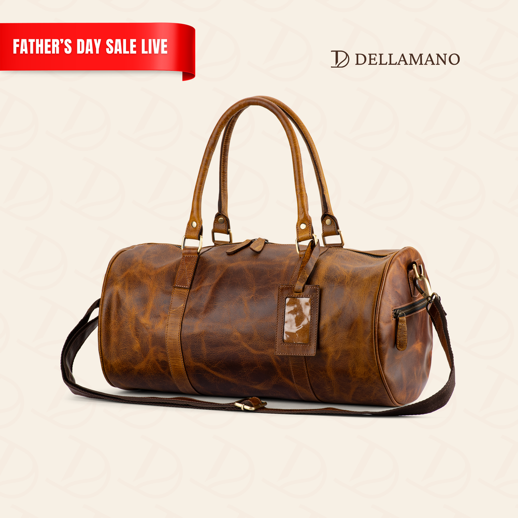The Voyager Leather Duffel Bag
