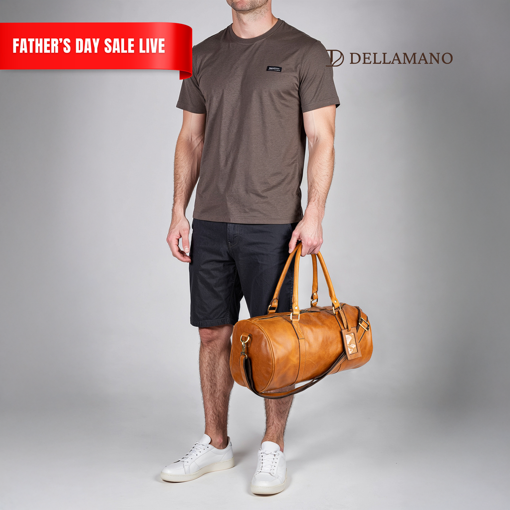 The Voyager Leather Duffel Bag