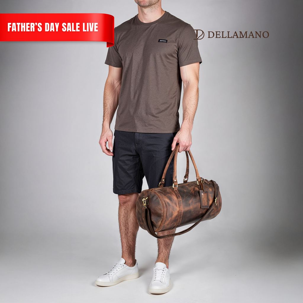 The Voyager Leather Duffel Bag