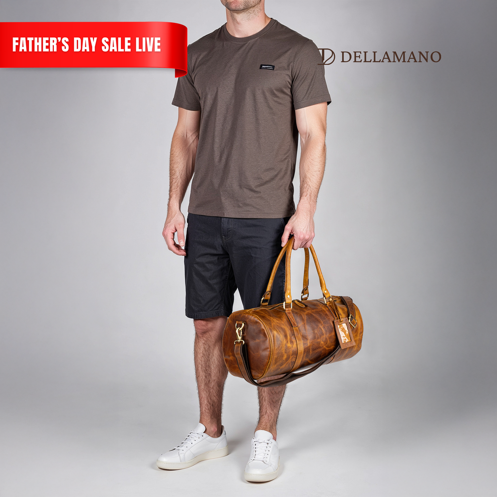 The Voyager Leather Duffel Bag