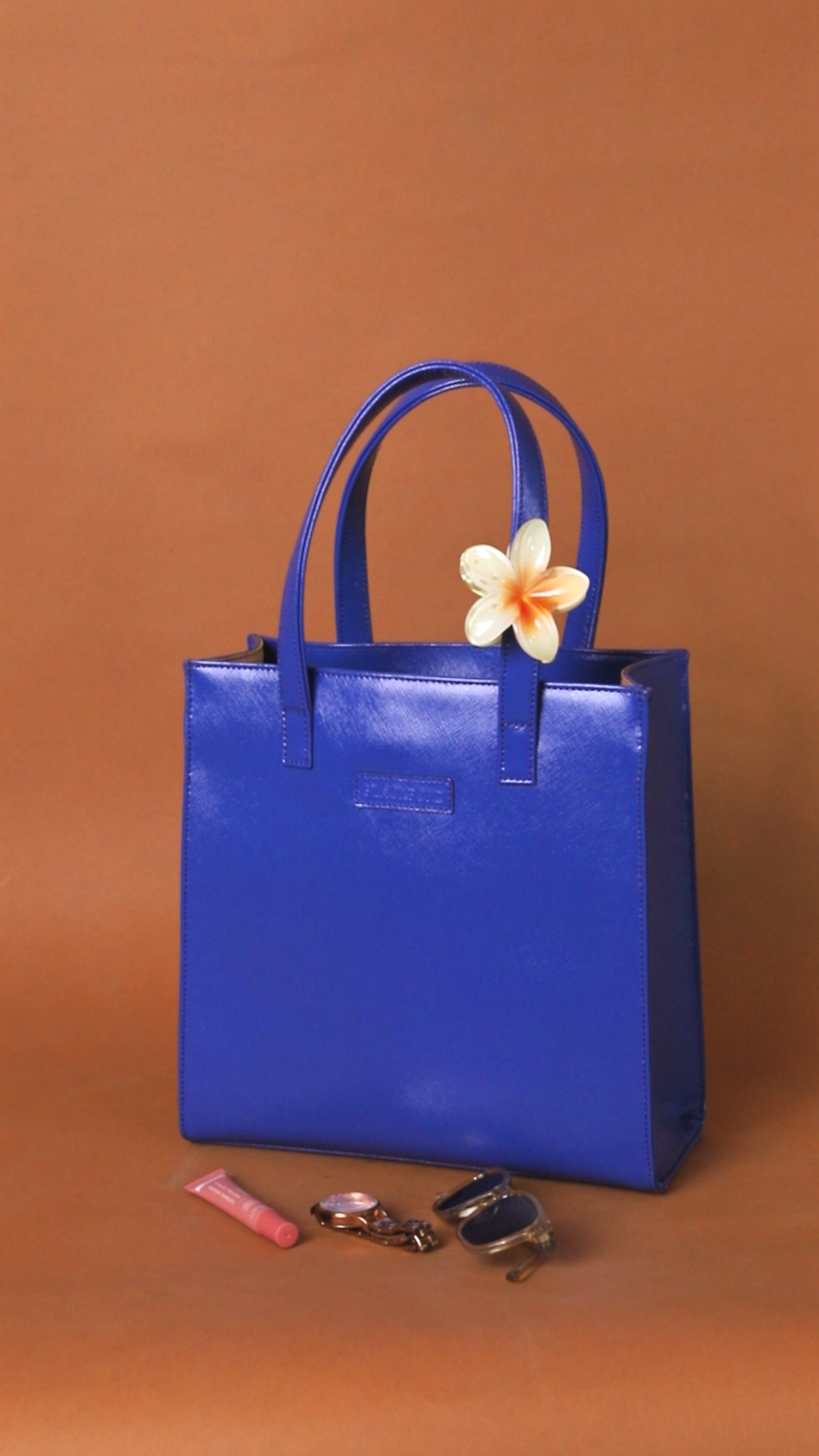 The Everyday Tote – Italian Saffiano Leather Tote Bag