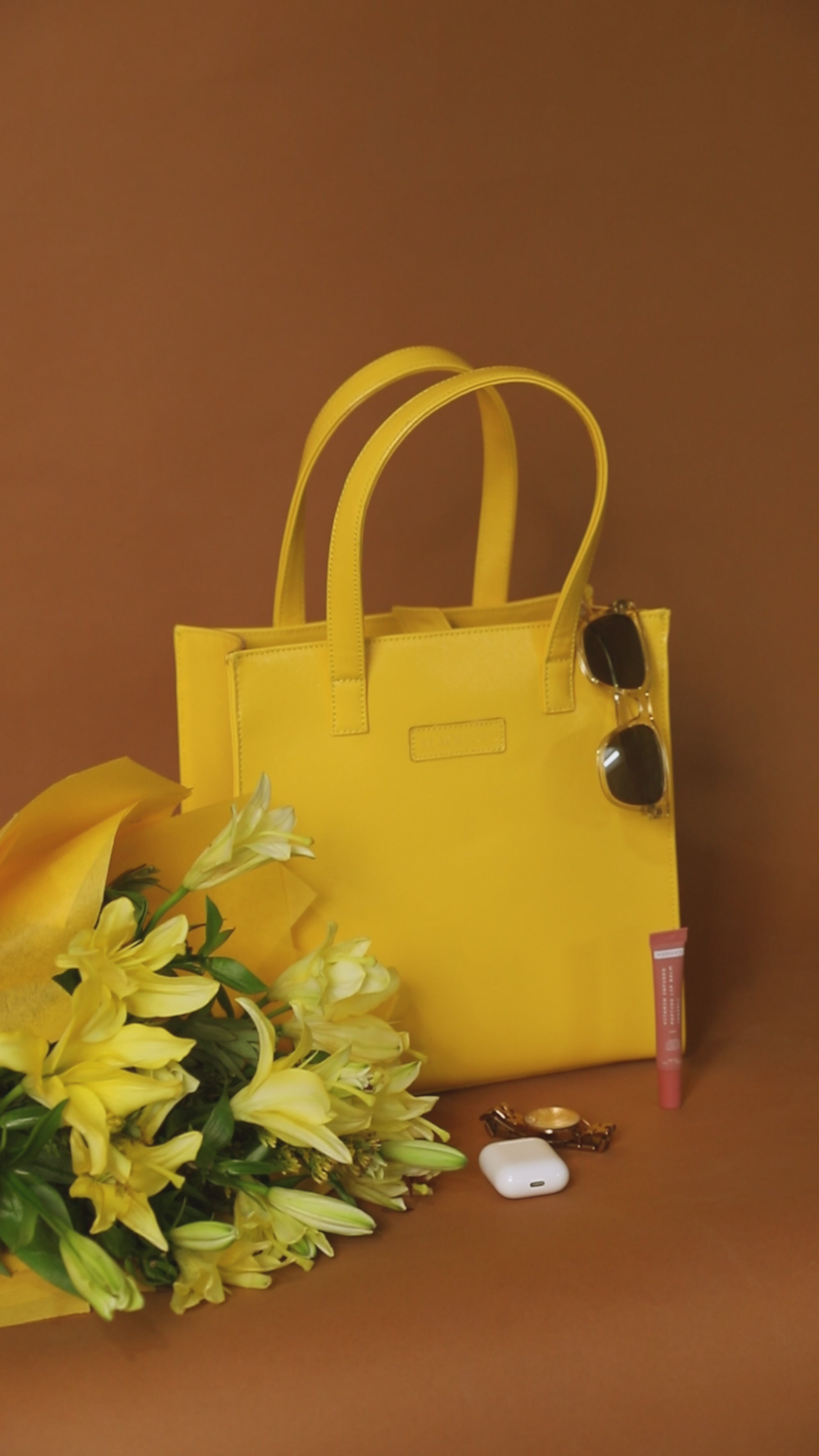 The Everyday Tote – Italian Saffiano Leather Tote Bag